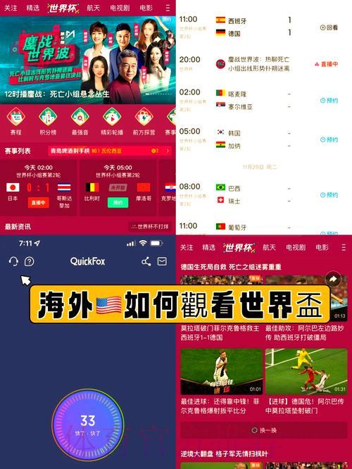 免费畅享世界杯全程赛事直播